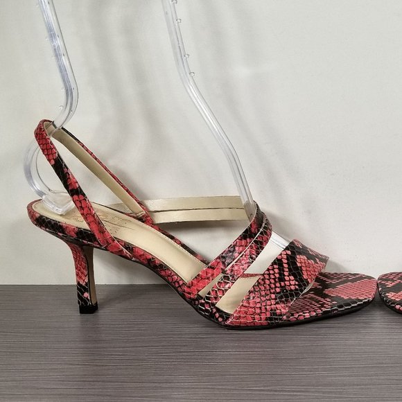 Vince Camuto Savesha Slingback Sandal, Watermelon Leather Womens Size 8.5 M / 39 - Picture 7 of 14